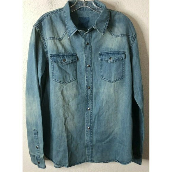 Chouyatou Men's Essential Button Down Long Sleeve - Picture 1 of 6